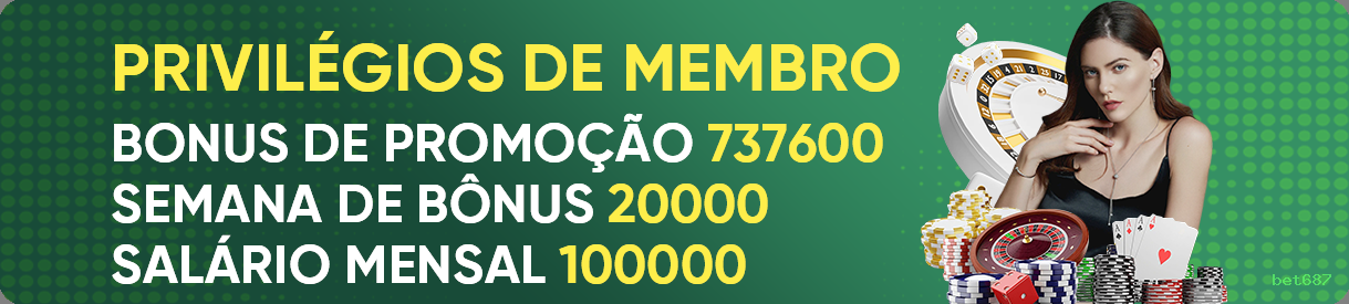Benefícios da Conta bet687